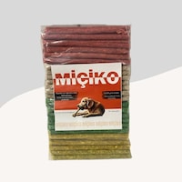 Miçiko Köpekler İçin Renkli Munchy Diş Sağlığı Ödül Çubuğu 75 Adet Miçiko Köpekler İçin Renkli Munchy Diş Sağlığı Ödül Çubuğu 75 Adet
