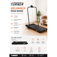 Turner Katlanabilir Yürüyüş Bandı Koşu Bandı Turner Katlanabilir Yürüyüş Bandı Koşu Bandı