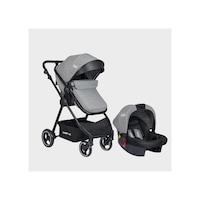 Tommybaby Handy Black New Travel Sistem Bebek Arabası Puset Gri Tommybaby Handy Black New Travel Sistem Bebek Arabası Puset Gri