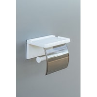 Yapışkanlı Kapaklı Tuvalet Kağıdı Askısı Banyo Tuvalet Kağıtlığı Aparatı Peçetelik Organizer Plastik Beyaz Yapışkanlı Kapaklı Tuvalet Kağıdı Askısı Banyo Tuvalet Kağıtlığı Aparatı Peçetelik Organizer Plastik Beyaz