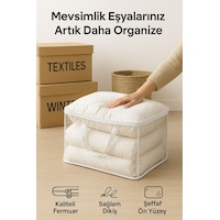 Pratik Saklama Hurcu 40x48x15cm - Katlanabilir, Fermuarlı, Yatak Altı & Dolap İçi Hurç Diğer Pratik Saklama Hurcu 40x48x15cm - Katlanabilir, Fermuarlı, Yatak Altı & Dolap İçi Hurç Diğer