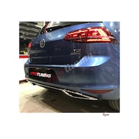 Golf 7 Difüzör. 7.5 Görünüm. Krom Egzozlu Difüzör. Parlak Siyah Golf 7 Difüzör. 7.5 Görünüm. Krom Egzozlu Difüzör. Parlak Siyah