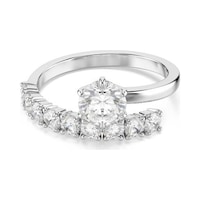 Swarovski 5753573 Yüzük Matrıx:rıng Open Whı/rhs 50 Metalik Ayarlanabilir