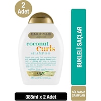 OGX Coconut Curls Bukleli Saçlar İçin Sülfatsız Şampuan 385 ml x 2 OGX Coconut Curls Bukleli Saçlar İçin Sülfatsız Şampuan 385 ml x 2