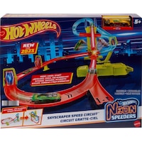Hot Wheels Neon Yarışlar Çoklu Yarış Heyecanı Pist Seti HPC07 Hot Wheels Neon Yarışlar Çoklu Yarış Heyecanı Pist Seti HPC07