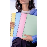 Dream Notes 4 Farklı Renk Çizgisiz A4 Defter Seti Sarı - Mavi - Yeşil - Pembe Dream Notes 4 Farklı Renk Çizgisiz A4 Defter Seti Sarı - Mavi - Yeşil - Pembe