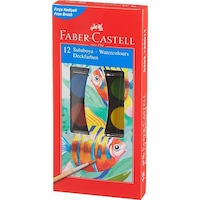 Faber-Castell Suluboya 12 Renk Küçük Boy Faber-Castell Suluboya 12 Renk Küçük Boy