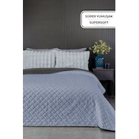 Premium Peluş Tek Kişilik Çok Amaçlı Yatak Örtüsü 160x220 Çift Taraflı Battaniye Gri Mavisi Antrasit Premium Peluş Tek Kişilik Çok Amaçlı Yatak Örtüsü 160x220 Çift Taraflı Battaniye Gri Mavisi Antrasit