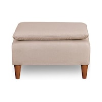 Lungo Puf 75 75 - Krem Keten Krem Lungo Puf 75 75 - Krem Keten Krem