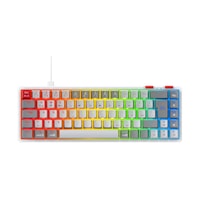 Rampage Yoru Mini Rgb Red Switch Mekanik Beyaz/gri Type-c Kablolu Gaming Klavye Rampage Yoru Mini Rgb Red Switch Mekanik Beyaz/gri Type-c Kablolu Gaming Klavye