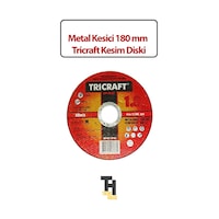 Metal Kesici 180 Mm Tricraft Kesim Diski Metal Kesici 180 Mm Tricraft Kesim Diski