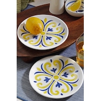 Kütahya Porselen Bone Strada 2 Parça 19 Cm Servis Tabağı Beyaz Ve Altın Kütahya Porselen Bone Strada 2 Parça 19 Cm Servis Tabağı Beyaz Ve Altın