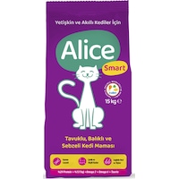 Alice Smart Tavuklu Yetişkin Kuru Kedi Maması 15 KG