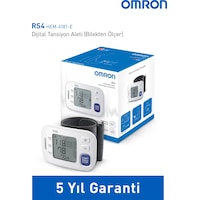 Omron RS4 Bilekten Dijital Pilli Tansiyon Aleti – Intellisense Teknolojili, Sensörlü, 60 Ölçüm Hafızalı Omron RS4 Bilekten Dijital Pilli Tansiyon Aleti – Intellisense Teknolojili, Sensörlü, 60 Ölçüm Hafızalı