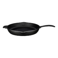 Lava Döküm Yuvarlak Kızartma Tavası Metal Kulplu Çap 34 CM Lava Döküm Yuvarlak Kızartma Tavası Metal Kulplu Çap 34 CM