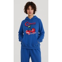 Uyguntarz Unisex Sweet Girl Cherry Baskılı Tasarım Oversize Sweatshirt Mavi Uyguntarz Unisex Sweet Girl Cherry Baskılı Tasarım Oversize Sweatshirt Mavi