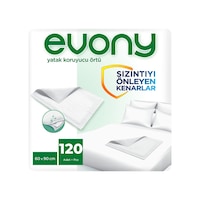 Evony 60 x 90 CM Yatak Koruyucu Örtü 30'lu x 4 120 Adet Evony 60 x 90 CM Yatak Koruyucu Örtü 30'lu x 4 120 Adet