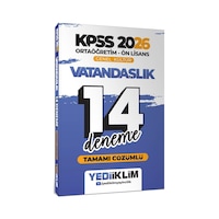 Yediiklim 2026 Kpss Ortaöğretim Ön Lisans Genel Kültür Vatandaşlık Tamamı Çözümlü 14 Deneme Yediiklim 2026 Kpss Ortaöğretim Ön Lisans Genel Kültür Vatandaşlık Tamamı Çözümlü 14 Deneme