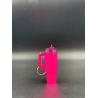 Lipstick Ruj Saklayıcı Termos Model - Anahtarlık Pembe Lipstick Ruj Saklayıcı Termos Model - Anahtarlık Pembe