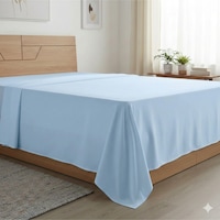 Battal Boy Düz Çarşaf Pamuklu Kumaş Lastiksiz Çarşaf 240x260 Mavi Battal Boy Düz Çarşaf Pamuklu Kumaş Lastiksiz Çarşaf 240x260 Mavi