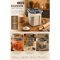 Porsima 9974 Royal Box 12 Litre Kare Hava Geçirmez Sızdırmaz Kapaklı Saklama Kabı Diğer Porsima 9974 Royal Box 12 Litre Kare Hava Geçirmez Sızdırmaz Kapaklı Saklama Kabı Diğer
