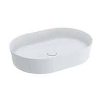 Bocchi Vessel Lavabo Oval Çanak 55 x 38 CM Mat Beyaz 1521-002-0125 Bocchi Vessel Lavabo Oval Çanak 55 x 38 CM Mat Beyaz 1521-002-0125