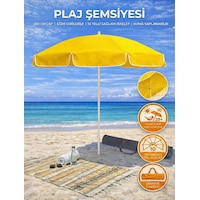 Form Outdoor Plaj Şemsiyesi + Taşıma Çantası Sarı Form Outdoor Plaj Şemsiyesi + Taşıma Çantası Sarı