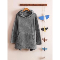 Mulberry Çocuk Giyilebilir Unisex Wellsoft Battaniye Oversize Antrasit Mulberry Çocuk Giyilebilir Unisex Wellsoft Battaniye Oversize Antrasit