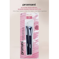 Promani Pro Silikon Maske Fırçası Seti 2'li Promani Pro Silikon Maske Fırçası Seti 2'li