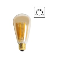 Cata 6w Ct-4313 Rustik Uzun Filament Dimlenebilir Led Ampul St64 - Sarı Işık 2700k Cata 6w Ct-4313 Rustik Uzun Filament Dimlenebilir Led Ampul St64 - Sarı Işık 2700k
