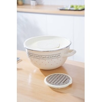 Acar Feel Good Emaye Rendeli Karıştırma Kabı - 24 cm Acar Feel Good Emaye Rendeli Karıştırma Kabı - 24 cm