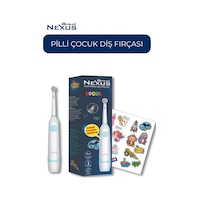 Çocuk Pilli Diş Fırçası Sticker Setli, Yumuşak Uçlu, Ipx7 Su Geçirmez Çocuk Pilli Diş Fırçası Sticker Setli, Yumuşak Uçlu, Ipx7 Su Geçirmez