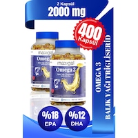Maxigal Omega-3 Balık Yağı 2 x 200 Kapsül Maxigal Omega-3 Balık Yağı 2 x 200 Kapsül