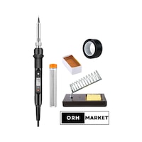 80W LCD Lehimleme Seti – Dijital Havya, Metal Stand, Lehim Pastası ve Elektrik Bandı 80W LCD Lehimleme Seti – Dijital Havya, Metal Stand, Lehim Pastası ve Elektrik Bandı