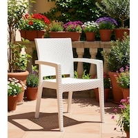 Novussi Paris Rattan Koltuk 4'lü Paket Beyaz Novussi Paris Rattan Koltuk 4'lü Paket Beyaz