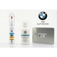 Bmw 300 Alp Beyazı Rötuş Seti - 2 Si 1 Arada İğne Ve Fırça Uçlu Şişe, Solüsyon Ve Rötuş Çeliği Bmw 300 Alp Beyazı Rötuş Seti - 2 Si 1 Arada İğne Ve Fırça Uçlu Şişe, Solüsyon Ve Rötuş Çeliği