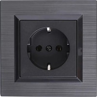 Ovivo Quantum Manyetik Gri Topraklı Priz Çerçeve Ovivo Quantum Manyetik Gri Topraklı Priz Çerçeve