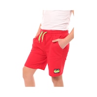 Toontoy Kids Toontoy Erkek Çocuk Paça Armalı Şort Kırmızı Toontoy Kids Toontoy Erkek Çocuk Paça Armalı Şort Kırmızı