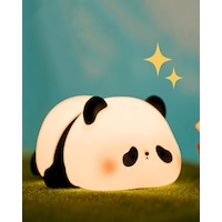 Silikon Panda Gece Lambası Sarı Işık Silikon Panda Gece Lambası Sarı Işık
