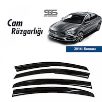 Cam Rüzgarlığı Fiat Egea 2014 Sonrası Mügen Tip Piano Black Cam Rüzgarlığı Fiat Egea 2014 Sonrası Mügen Tip Piano Black