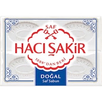 Hacı Şakir Doğal Saf Geleneksel Beyaz Sabun 4 x 150 G Hacı Şakir Doğal Saf Geleneksel Beyaz Sabun 4 x 150 G