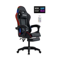 Fashcolle Black Star Işıklı - Masaj Özellikli Oyuncu Koltuğu Black Fashcolle Black Star Işıklı - Masaj Özellikli Oyuncu Koltuğu Black
