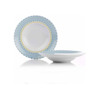 Kütahya Porselen Sole 2 Parça 27 Cm Spagetti Tabağı Çok Renkli Kütahya Porselen Sole 2 Parça 27 Cm Spagetti Tabağı Çok Renkli