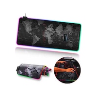 Ally Dünya Desenli Rgb Led Işıklı Oyuncu Mouse Pad 300-800-4Mm Ally Dünya Desenli Rgb Led Işıklı Oyuncu Mouse Pad 300-800-4Mm