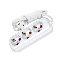 Üçlü Grup Priz Topraklı 2 Metre Eko Grup-3002 Üçlü Grup Priz Topraklı 2 Metre Eko Grup-3002