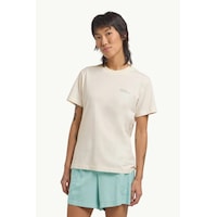 Jack Wolfskin Essentıal T W Beyaz Kadın Kısa Kol T-shirt Beyaz Jack Wolfskin Essentıal T W Beyaz Kadın Kısa Kol T-shirt Beyaz