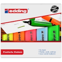 Edding Fosforlu Kalem E-344 5 Li Paket Çok Renkli Edding Fosforlu Kalem E-344 5 Li Paket Çok Renkli