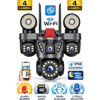O-kam Pro Ok-231plus Premium 4 Lensli 12 Mp Wifi Ptz Güvenlik Kamerası O-kam Pro Ok-231plus Premium 4 Lensli 12 Mp Wifi Ptz Güvenlik Kamerası