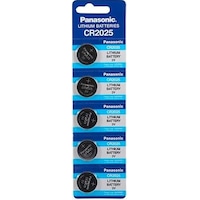 Panasonic CR2025 3V Lityum Düğme Pil 5'li Panasonic CR2025 3V Lityum Düğme Pil 5'li