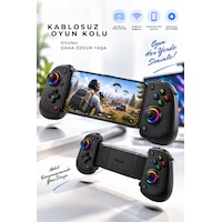 Kablosuz Mobil Oyun Kolu Rgb Joystick Android İos Uyumlu Telefon Tutuculu Mobil Gamepad Kablosuz Mobil Oyun Kolu Rgb Joystick Android İos Uyumlu Telefon Tutuculu Mobil Gamepad
